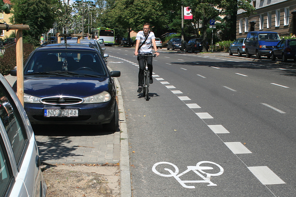 Takiego rozwiązania w Olsztynie jeszcze nie było. Instrukcja dla rowerzystów i kierowców aut Olsztyn, Wiadomości