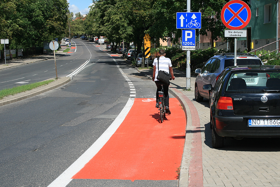 Takiego rozwiązania w Olsztynie jeszcze nie było. Instrukcja dla rowerzystów i kierowców aut Olsztyn, Wiadomości