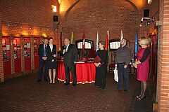 Uroczyste przemowy podczas inauguracji wystawy