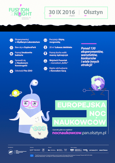 plakat Europejska Noc Naukowców