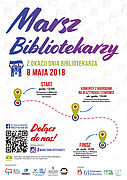 Plakat marszu bibliotekarzy
