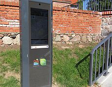 Infokiosk na plantach