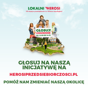 Banner promujący konkurs Lokalni Herosi