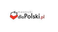Logo akcji - kontur Polski z maseczką