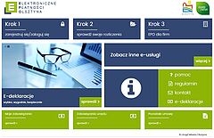 Zrzut ekranu jednego z poratli miejskich