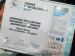 Nagroda w konkursie "Budowniczy Polskiego Sportu"