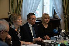 Władze Olsztyna podczas spotkania o dotacjach dla przedszkoli