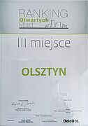 Dyplom rankingu otwartych miast